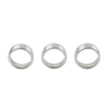 Subaru Forester XV Crosstrek WRX Silver AC Climate Control Knob Ring Covers (2014-2021)