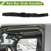 Jeep Wrangler JL (2018-2024) Black Roll Bar Grab Handles
