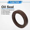 Make Model Oil Seal Rotary Shaft Seal FKM Rubber 50x70x12mm Brown 2 x