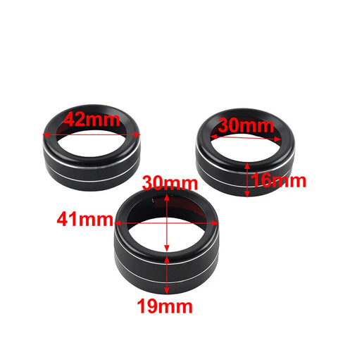Mazda 3, CX-5 AC Climate Control Knob Ring Covers (2014-2019)