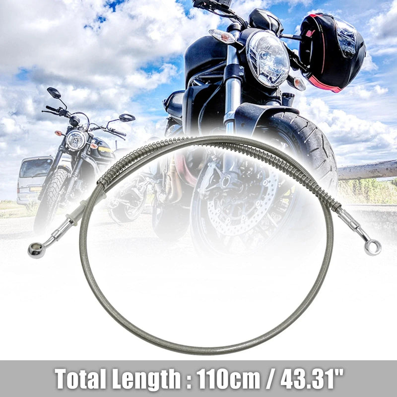 Motorcycle 110cm Stainless Steel Clutch Hydraulic Oil Hose Line