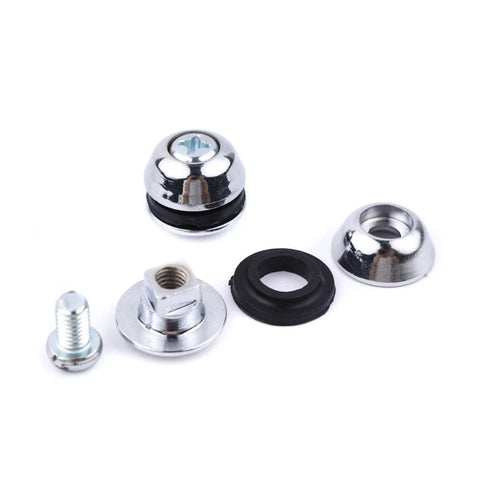 Button Space Cab Window Nuts Chrome 6 Pc Fits Toyota Hilux Vigo SR5 2005-15 D06