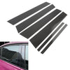 BMW 3 Series Carbon Fiber Window B Pillar Trim Covers (2013-2018)