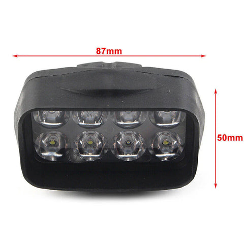 Car UTV ATV 2 x 8-LED Motorcycle Front Headlight Fog Lights