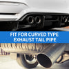 Toyota Raize Square Curved Slant Cut Dual Exhaust Tips 2.4" Inlet (2020-2023)
