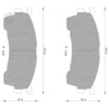 Ford Laser Front Disc Brake Pad Set (1999-2002)