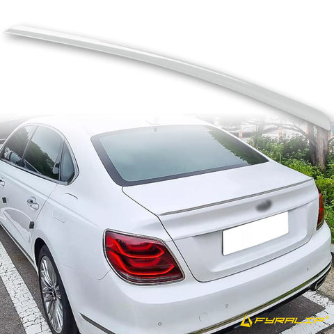 Kia K900 RJ Sedan 4SS Silver Boot Lip Spoiler (2018-2021)