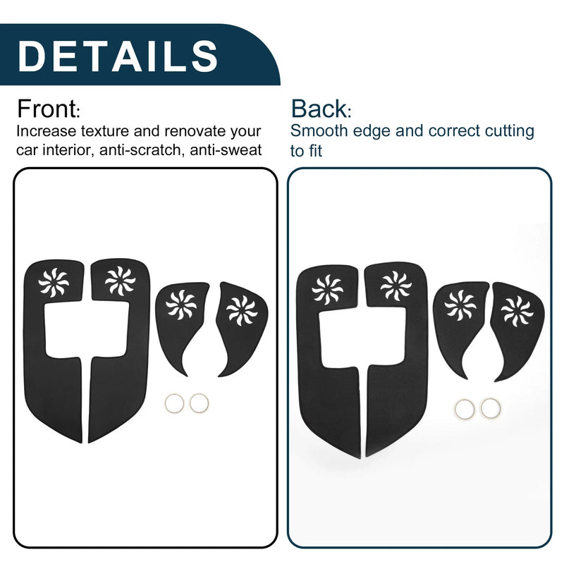 Lexus CT200H (2011-2014) Black Car Door Anti Kick Pad Sticker Protector