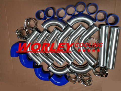 NSW 450x300x70mm Intercooler + 76mm 3" Piping & Silicone Hose
