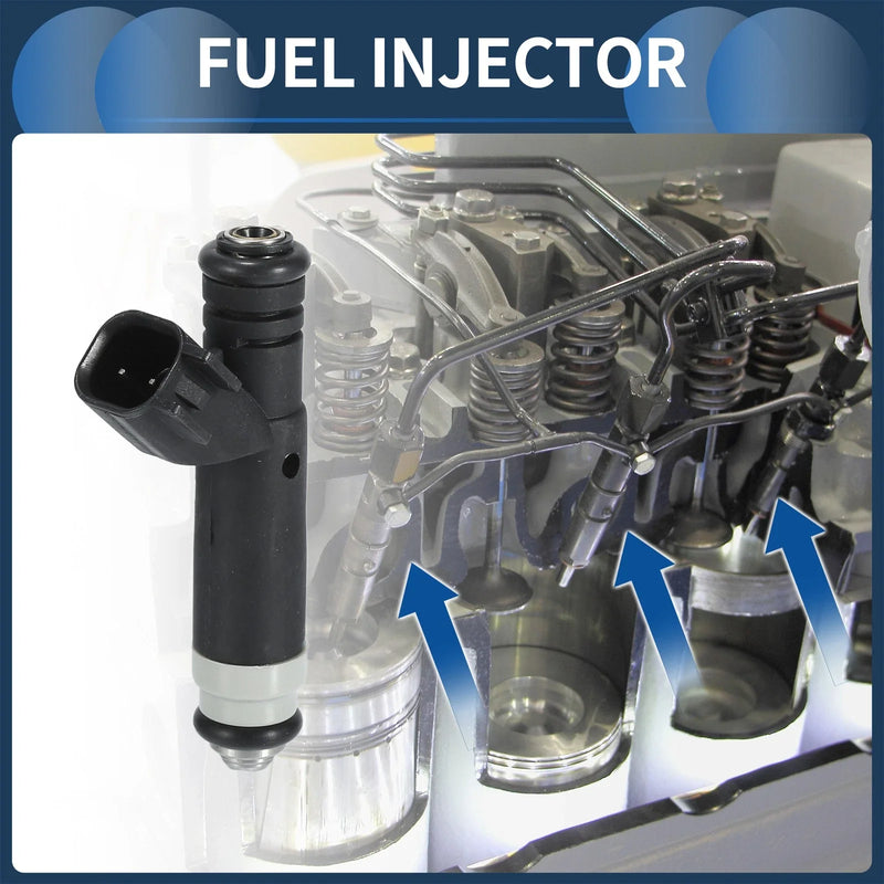 Ford F-150 (2004-2008) 4.6L 8 x Black Fuel Injectors