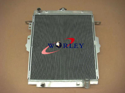Toyota Landcruiser HDJ78 HDJ79 HZJ78 HZJ79 Alloy Radiator + Red Hose (1990-2007)