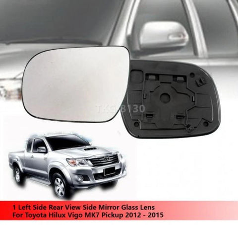 Toyota Hilux MK7 LH Rear View Mirror Glass Lens (2012-2015)
