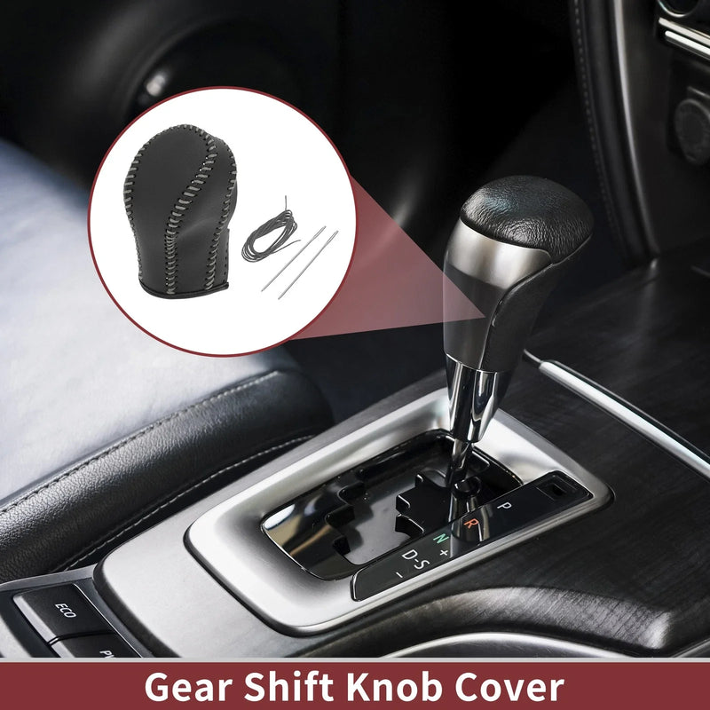 Infiniti FX35 (2009-2013) Black Faux Leather Gear Shift Knob Cover