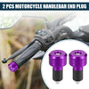 Motorcycle End Plug / 2 Pcs 18-20mm 30mm OD / Handlebar