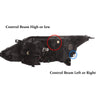 Nissan QASHQAI J11 (2014-2017) - 2 x Lights Front Headlight Lamp