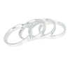 4pcs 67.1–60.1 mm Aluminium Hub Centric Rings Wheel Bore Spacer