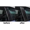 Tesla Model Y Carbon Fiber Door Window Pillar Post Covers (2020-2022)