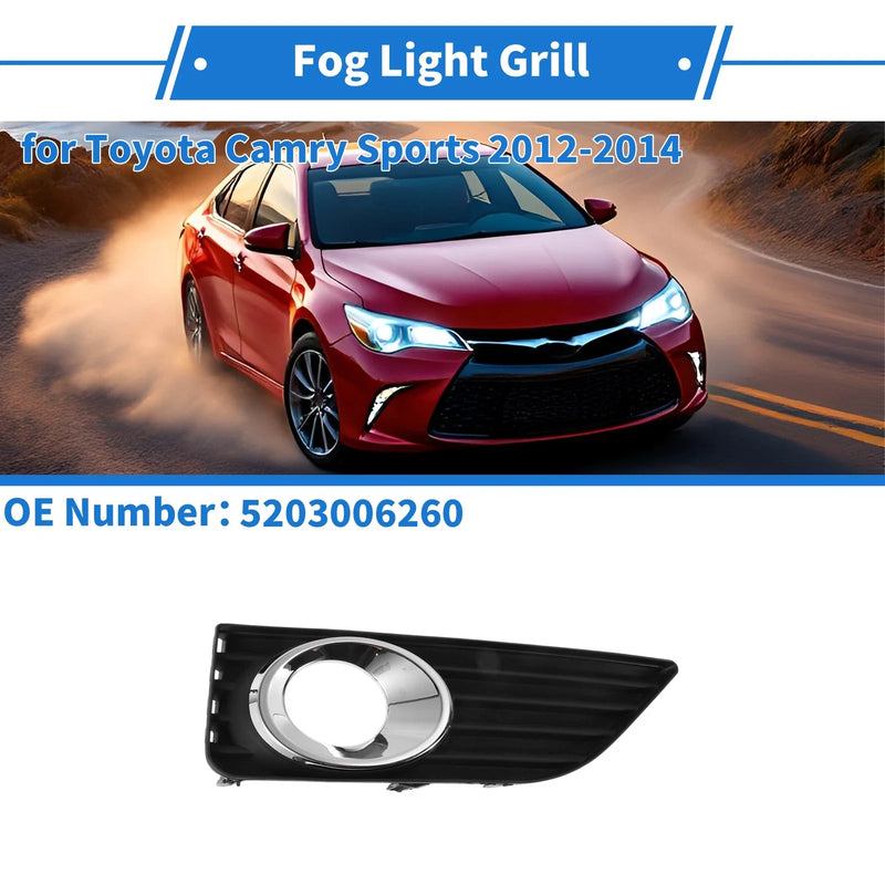 Toyota Camry Front Right Fog Light Grill (2012-2014)