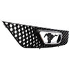 Grille For 99-2004 Ford Mustang Textured Black Plastic