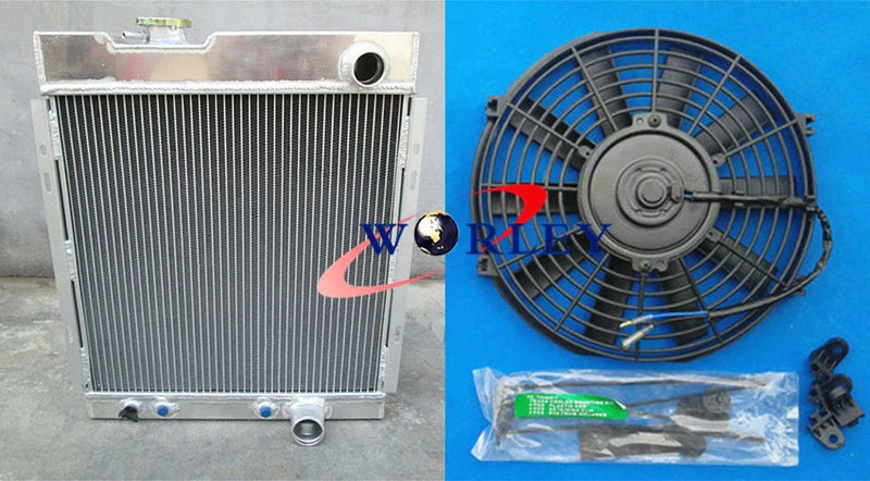 Ford Mustang V8 289 302 3ROW Aluminum Radiator & Shroud (1964-1966)