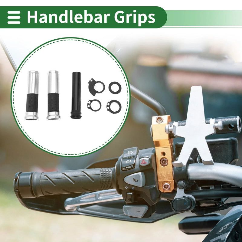 Make Model 7/8" 22mm Motorcycle Hand Grips Cover Rhombus