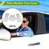 Chevy Malibu Silver Tone 6 x Pillar Window Trim (2016 - 2021)