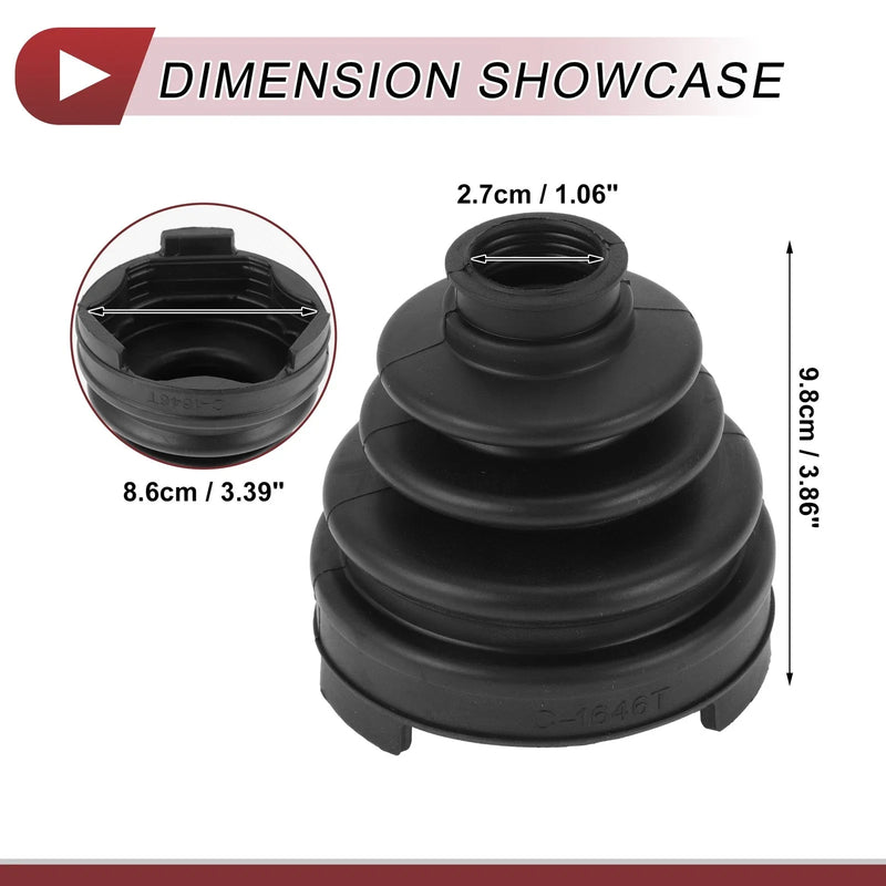 Toyota Venza Inner CV Joint Boot Kit with Clamps (2009-2012)