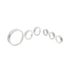 Ford Bronco Silver AC Stereo Tune Knob Headlight Switch Covers (2021-2022)