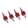 Harley Touring Road Glide 4 x Windscreen Screw Bolts Red Spike (1998-2025)