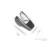 Subaru Forester 2013-18 Car Carbon Fiber Side Gear Shift Knob Cover Trim Fit