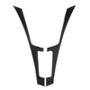 Infiniti Q50 Q60 Black Carbon Fiber Console Panel Cover Trim (2013-2019)