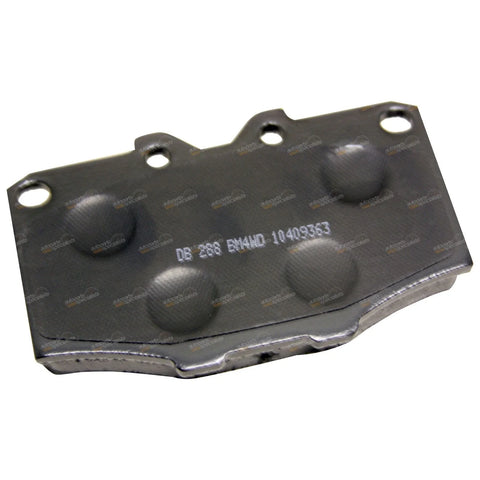 Toyota Hilux 4wd Front Disc Brake Pad Set (1978–1989)