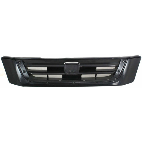 Grille For 97-2001 Honda CR-V Black Plastic