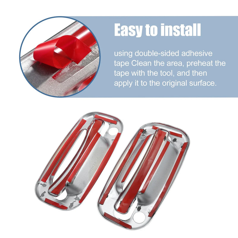 Chevrolet Tahoe Pair Exterior Door Handle Cover  Keyhole (2000 - 2006)