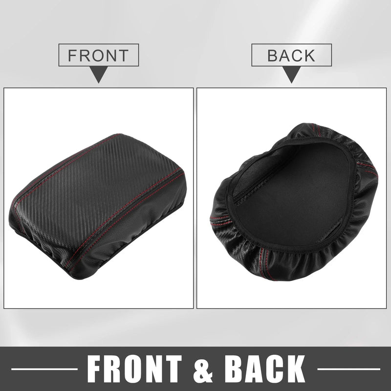 Toyota Corolla Carbon Fiber Black Armrest Seat Box Cover (2003-2023)