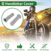 Motorcycle 7/8" 22mm / Hand Grips Cover Kit Handlebar Cover Rubber Gray