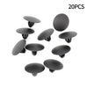 20 x Black Nylon Clips