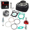 Cylinder Piston Gasket Top End Kit Yamaha Big Bear 350 YFM350 4x4 (1987–1999)