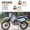 Honda XR Series 2 x Oil Filter & Spring O-Ring