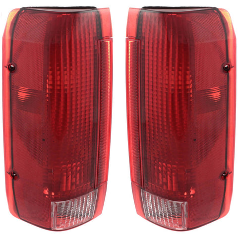 Tail Light Set For 90-96 Ford F150 F-250 F-350 Bronco