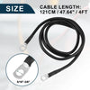 Car Marine Battery Inverter Cable 5/16-3/8 4ft Battery Copper Wire Black