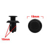 Honda 40 x Plastic Rivets Bumper Clips with Fastener Remover