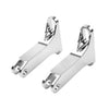 Harley Touring Road Street Glide Chrome Extended Passenger FootPeg Kit (93-23)