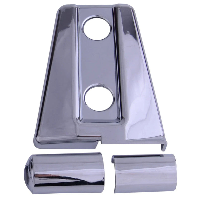 Jeep Wrangler JK 4 Door Chrome Door Hinge Cover Trim (2007-2018)