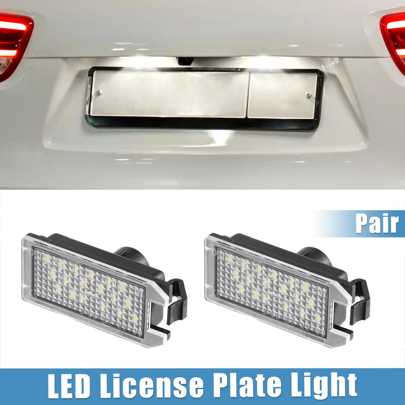 Jeep Grand Cherokee White LED License Plate Lights (2017-2021)