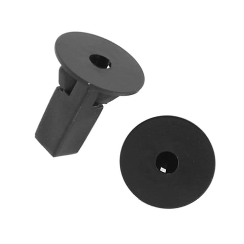Toyota Prado 50 Pcs Black Plastic Rivet Clips 8.3x8mm (2003-2009)