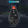 Chrysler Dodge Keyless Entry Remote Key Shell Cover ( Specified)