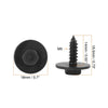 BMW E46 E60 E90 10 x Black Hex Head Metal Screws with Washer (2000-2013)
