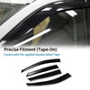 Hyundai Tucson 2010-2015 Side Window Vent Visors Black 1 Set Window Deflectors
