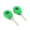 Pit Quad Dirt Bike ATV CRF50 12mm Green Chain Adjuster Block Tensioner 2Pcs